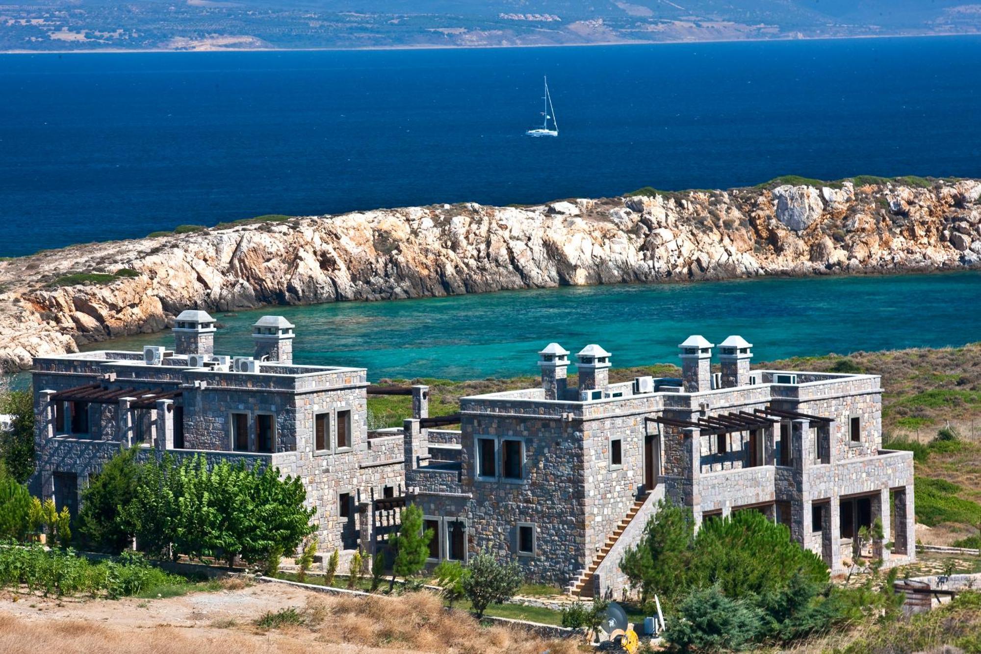 Akvaryum Hotel Bozcaada Bagian luar foto